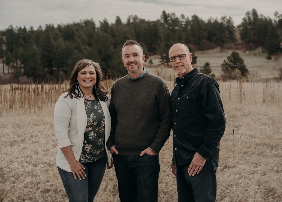 Erik, Maggie, and Tom Burns, the family behind Origin Carpet